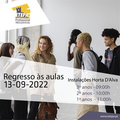 Post Facebook Regresso Aulas Site