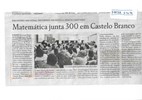 Destaque - Matemática Junta 300 em Castelo Branco