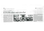 Destaque - ETEPA Abre Ano Escolar