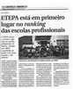 Destaque - ETEPA está em primeiro lugar no ranking das escolas profissionais