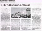 Destaque - ETEPA inicia ano escolar