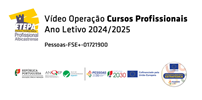Destaque - Vídeo Operação Cursos Profissionais Ano Letivo 2024/2025